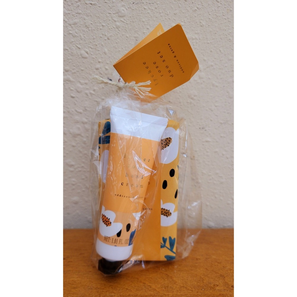 Addison‎ & Gates Lychee Rose Duo Gift Set Hand Cream Soap Animal Test-free Vegan